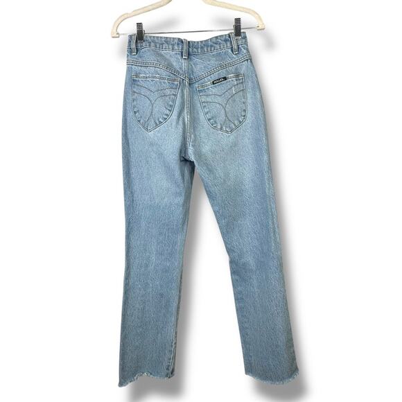 ROLLA'S Original Straight Leg City Worn G'Day Mate High Rise Distressed Jeans - Picture 6 of 8